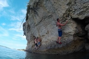 Split : Saut de falaise et excursion en solitaire en eaux profondes