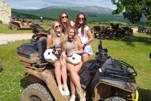 Spalato: tour in quad in Dalmazia con nuotata nel fiume e picnic