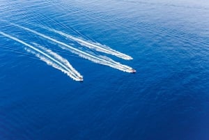 Split: Halvdagstur med båd til Blå Lagune, skibsvrag og Trogir