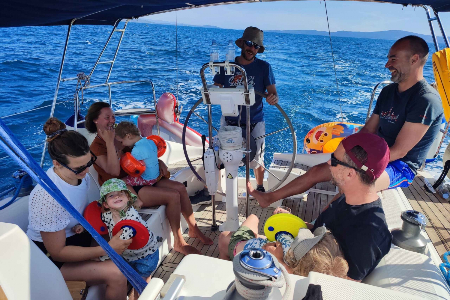 Split: Half Day Sailing Tour with Swim Stop, Snacks and Wine