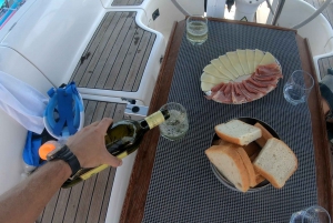 Split: Half Day Sailing Tour with Swim Stop, Snacks and Wine