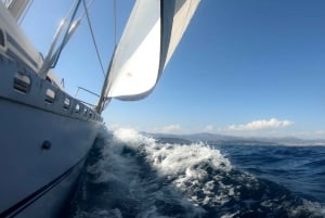 Split: Half Day Sailing Tour with Swim Stop, Snacks and Wine