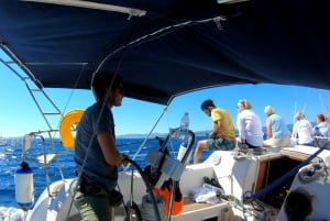 Split: Half Day Sailing Tour with Swim Stop, Snacks and Wine