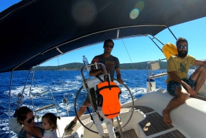 Split: Half Day Sailing Tour with Swim Stop, Snacks and Wine