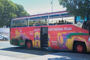 Split: Hop-on hop-off -bussilla Klisin, Salonan ja Dalmatian näkymät.