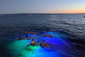 Split: Excursión guiada nocturna iluminada en kayak
