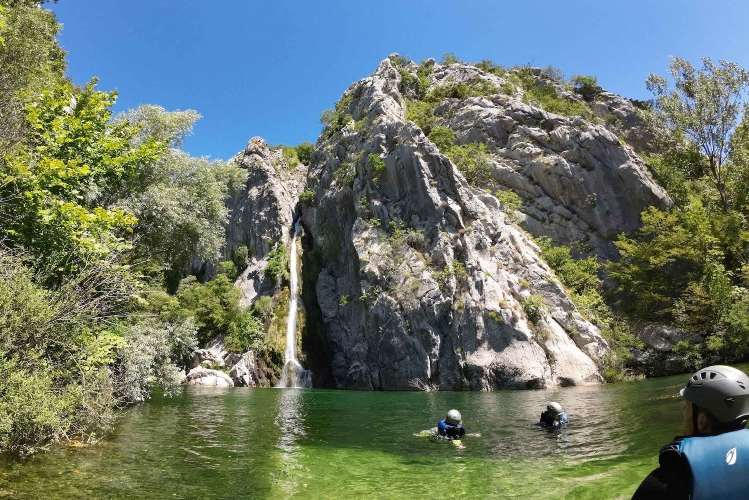Split/Omiš: canyoning op de rivier de Cetina met gecertificeerde gidsen