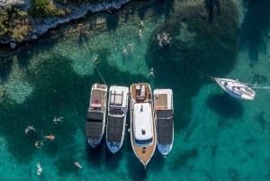 Split ou Trogir : excursion d'une journée en bateau rapide à la Grotte Bleue, Vis et Hvar