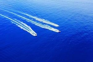 Split of Trogir: speedboottocht naar de Blauwe Grot, Vis en Hvar