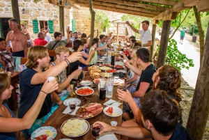 Split or Trogir: Krka, Roški Falls Swim & Šibenik Day Tour