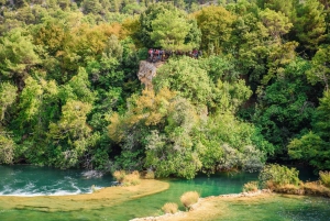 Split or Trogir: Krka, Roški Falls Swim & Šibenik Day Tour