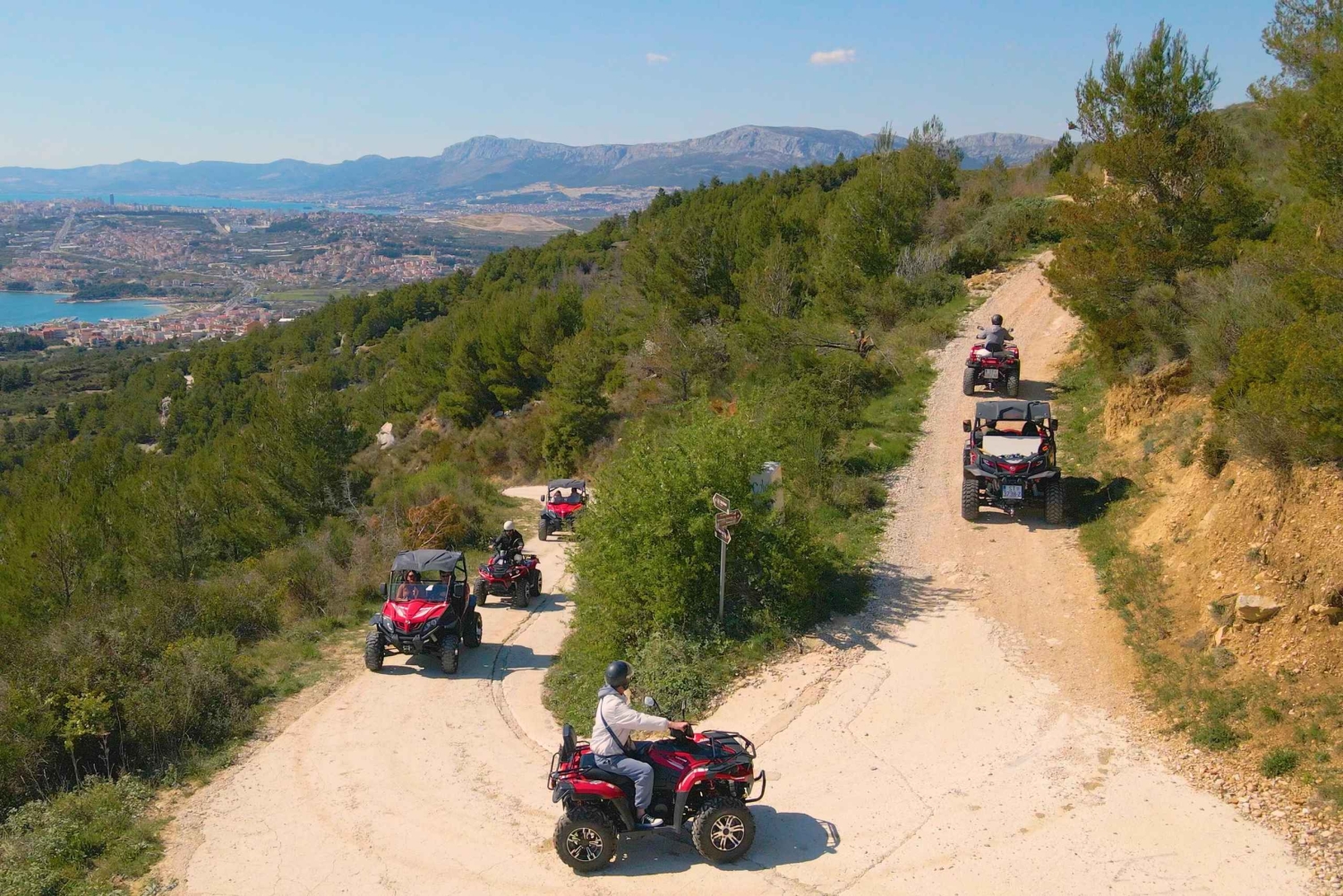 SPLIT: Panorama-Quad-Tour in Podstrana