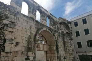 Split; Privat byvandring om morgenen i Split