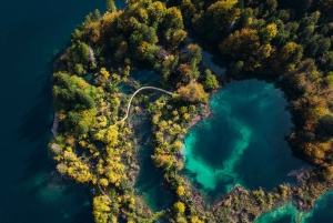 Split : Visite guidée des lacs de Plitvice avec tour en bateau