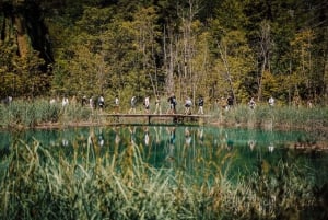 Split: Selvguidet dagstur til Plitvicesjøene med båttur