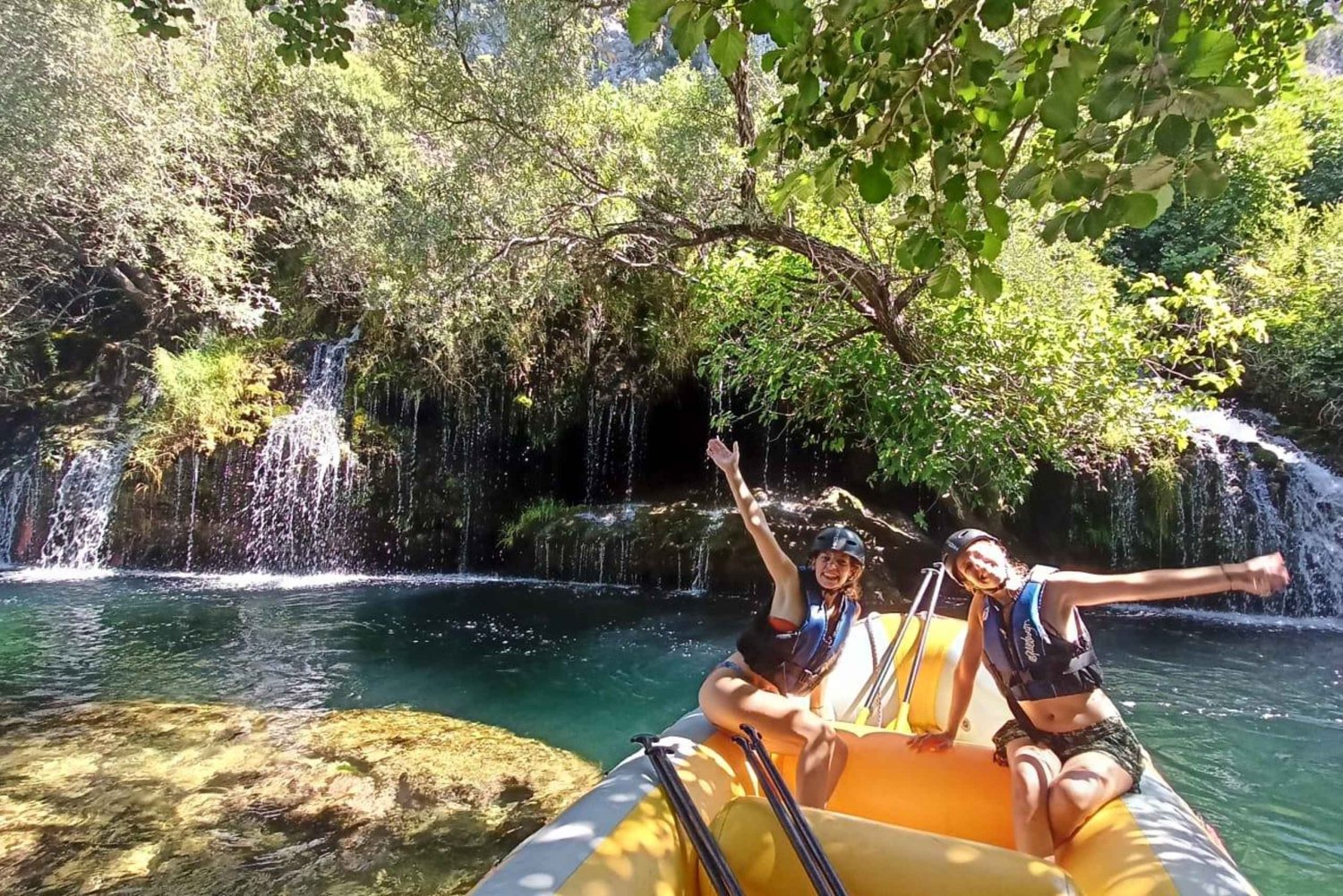 Split: Small-Group Cetina River Rafting and Cave Tour