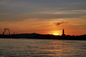 Split: Sunset Boat Tour with Snorkeling Gear