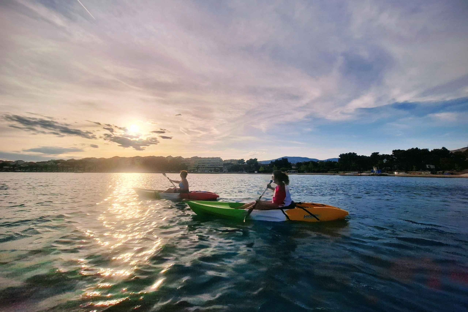 Split: begeleide kajaktocht bij zonsondergang