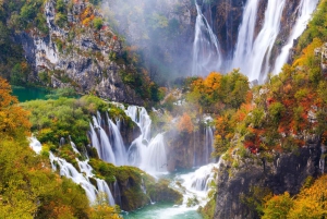 Split to/from Zagreb Transfer with Entry to Plitvice Lakes