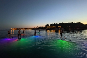 Split: Gennemsigtig SUP aftentur med glød