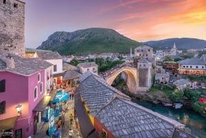 Split/Trogir: Wycieczka do Mostaru i Medziugorja z degustacją wina