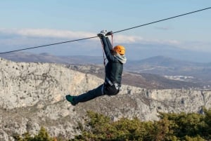 Split: Zipline-Abenteuer mit optionalem Transfer