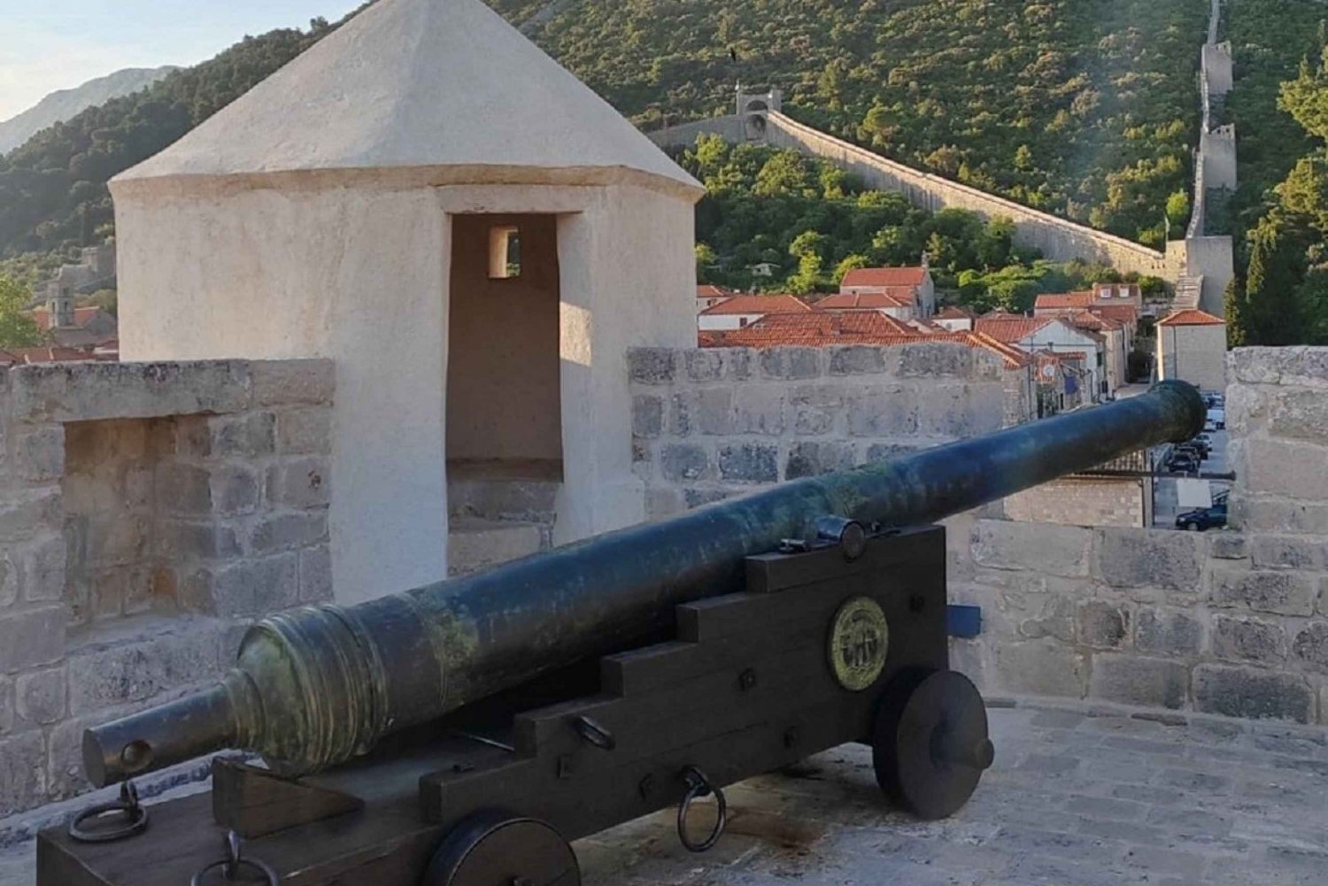 Ston private walking tour with the walls and saltworks visit