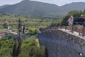 Ston private walking tour with the walls and saltworks visit
