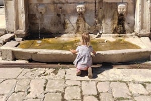Ston private walking tour with the walls and saltworks visit