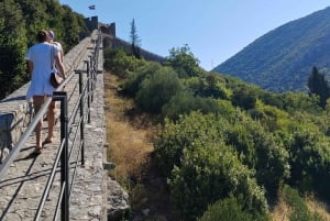 Ston private walking tour with the walls and saltworks visit
