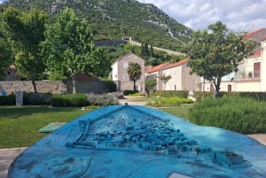 Ston private walking tour with the walls and saltworks visit