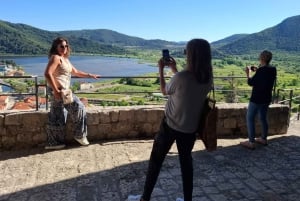 Ston private walking tour with the walls and saltworks visit