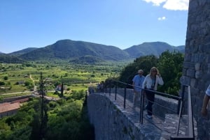 Ston private walking tour with the walls and saltworks visit