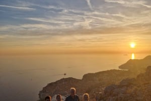 Dubrovnik: Panorama Pointin viininmaistelu auringonlaskun aikaan