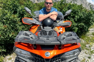 Omiš/Split Expedition: 65 km Quad Tour zu versteckten Wasserfällen