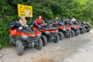 Omiš/Split Expedition: 65 km Quad Tour zu versteckten Wasserfällen
