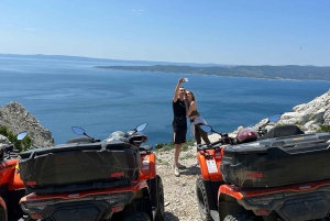 Omiš/Split Expedition: 65 km Quad Tour zu versteckten Wasserfällen