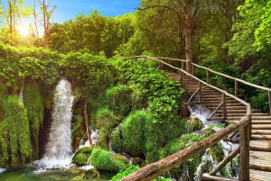 Split: Transfer to Zagreb w/ Plitvice & Željava Airbase Stop