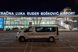 Luchthaventransfer van het vliegveld naar Dubrovnik