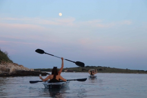 Transparent kayak sunset tour