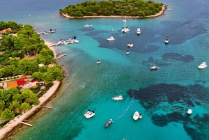 Trogir: Blaue Lagune und 3 Inseln Speedboat Tour