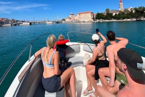 Trogir: Blaue Lagune und 3 Inseln Speedboat Tour