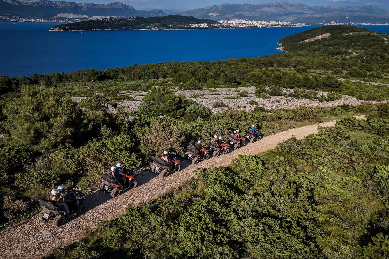 Trogir: Čiovo Quad Safari – vild natur og panoramaudsigt!
