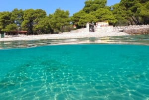 Trogir: Private speedboat tour to Blue Lagoon and 3 Islands