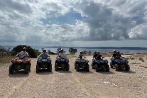 Trogir, Žedno: Čiovo-øya 100 % terrenggående ATV-tur