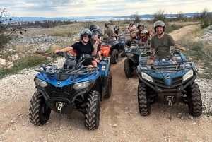 Trogir, Žedno: Čiovo-øya 100 % terrenggående ATV-tur