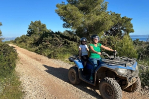 Trogir, Žedno: Čiovo-øya 100 % terrenggående ATV-tur