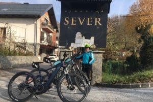 Tuheljske Toplice: tour en bici eléctrica con cata de vino