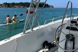 Umag: Passeio de barco pela manhã com mergulho com snorkel e observação de golfinhos