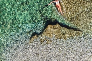 Verudela: Vermietung von durchsichtigen Kajaks